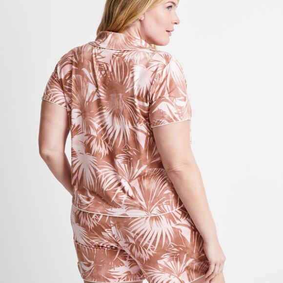 #993 State of Day Women's 2-Pc. Short-Sleeve Notched-Collar Pajama Set - Picture 2 of 6